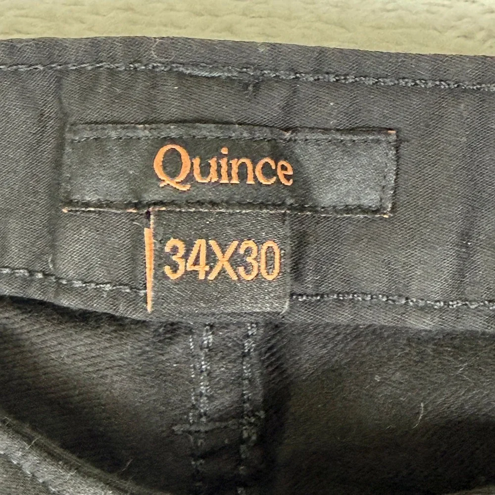 Quince Black Comfort Stretch Traveler 5-Pocket Pants 34x30 LB22434-CFL01-13453